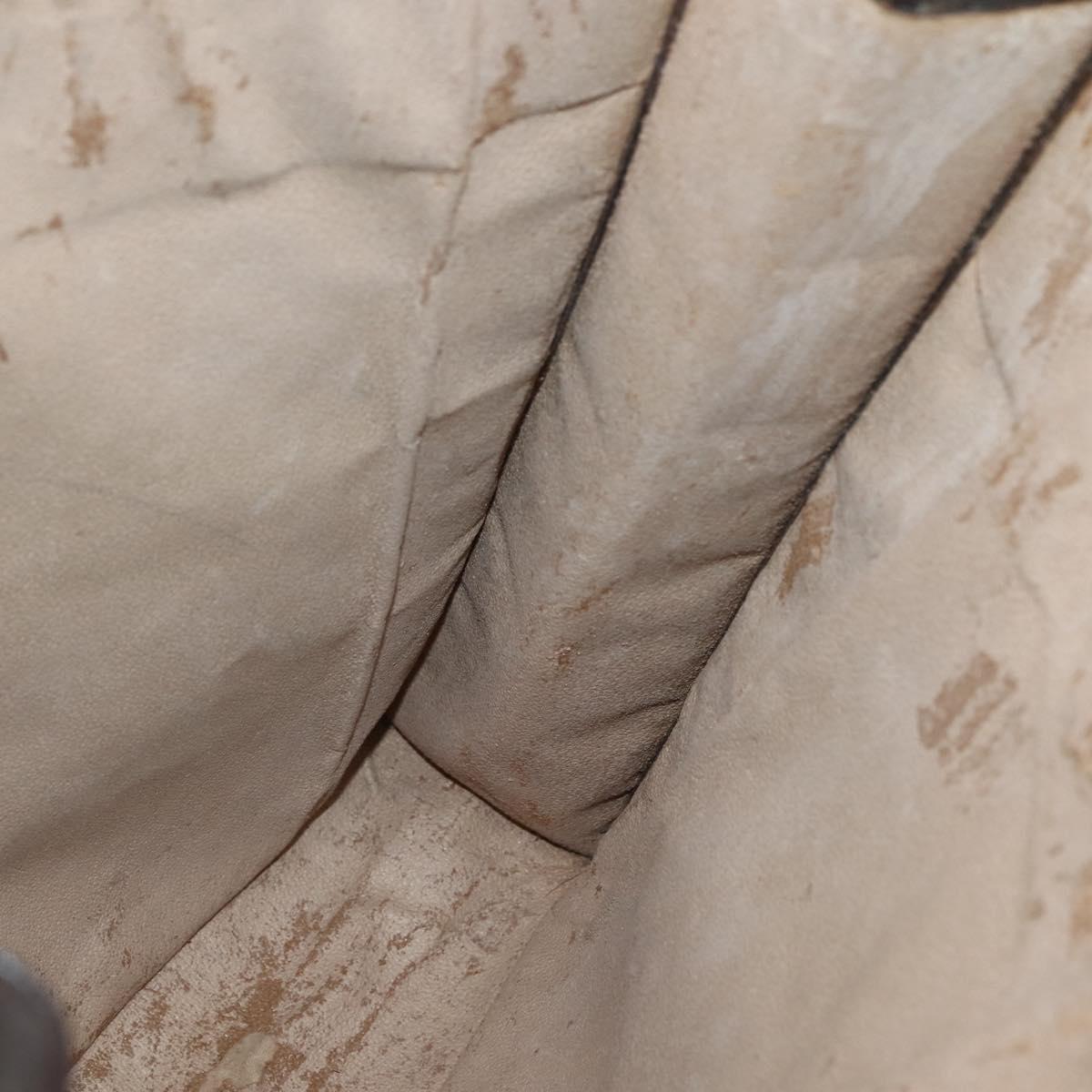 LOUIS VUITTON Monogram Sac Plat Hand Bag M51140 LV Auth BA6342