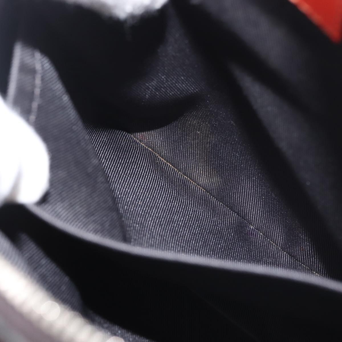 LOUIS VUITTON Epi Damier Graphite Danube PM Bag Navy M51460 LV Auth BA6348