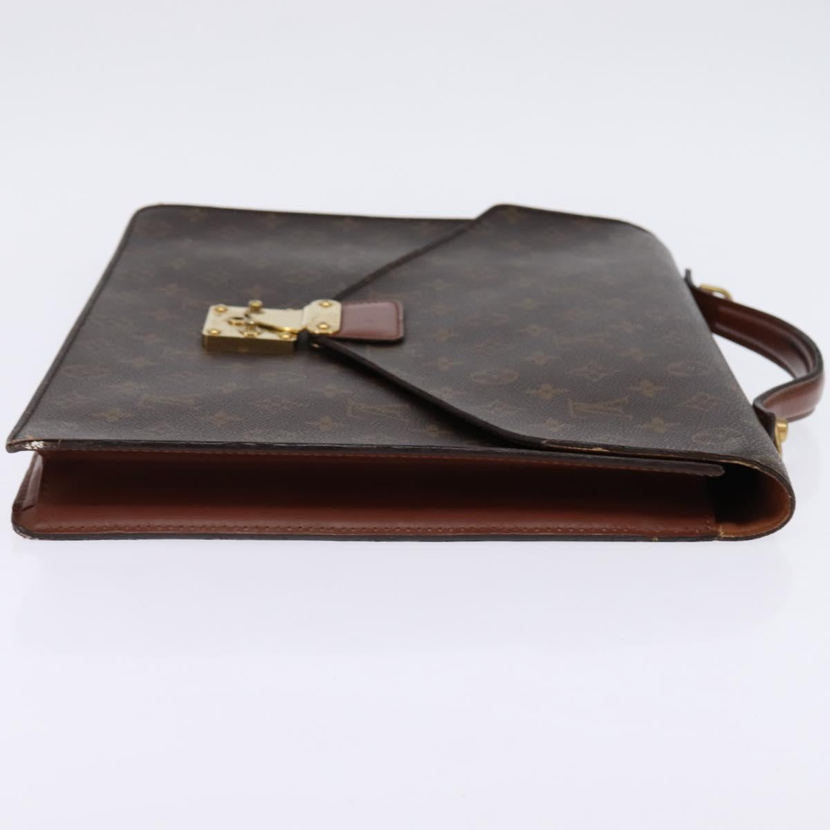 LOUIS VUITTON Monogram Porte Documents Bandouliere Bag M53338 Auth BA6351