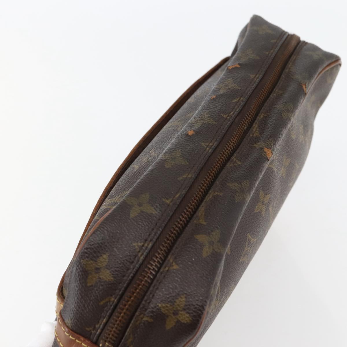 LOUIS VUITTON Monogram Compiegne 28 Clutch Bag M51845 LV Auth BA6352