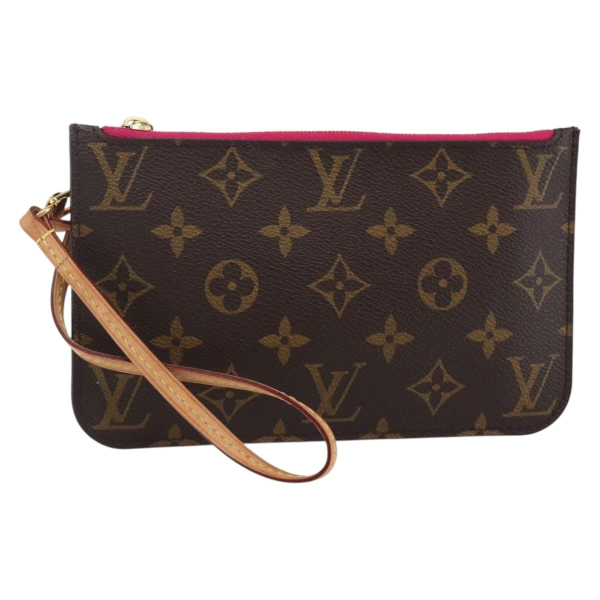 LOUIS VUITTON Monogram Neverfull PM Pouch LV Auth BA6354