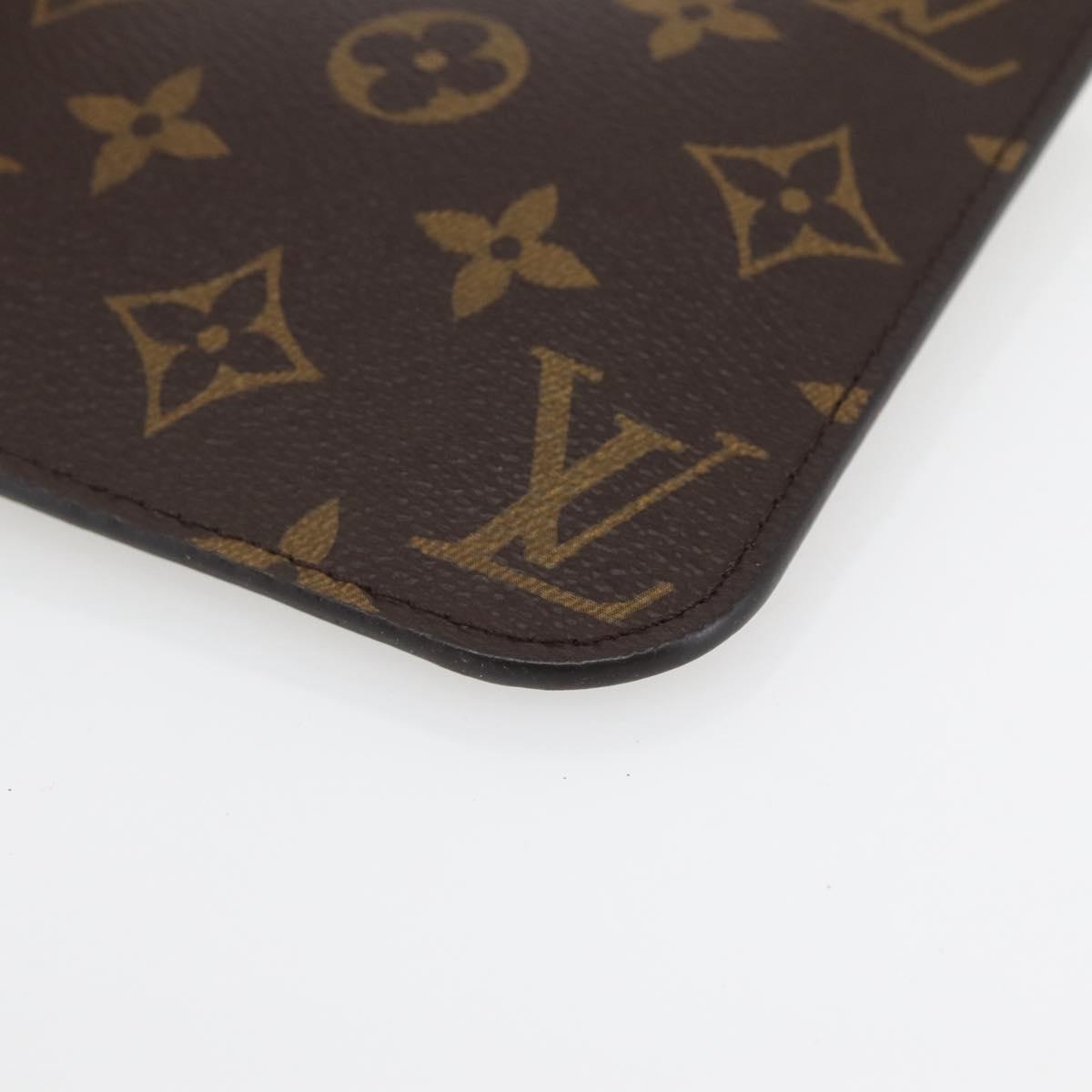 LOUIS VUITTON Monogram Neverfull PM Pouch LV Auth BA6354
