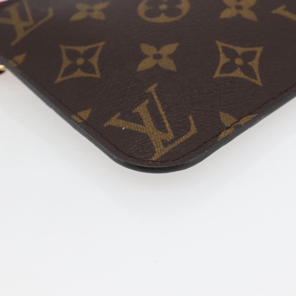 LOUIS VUITTON Monogram Neverfull PM Pouch LV Auth BA6354