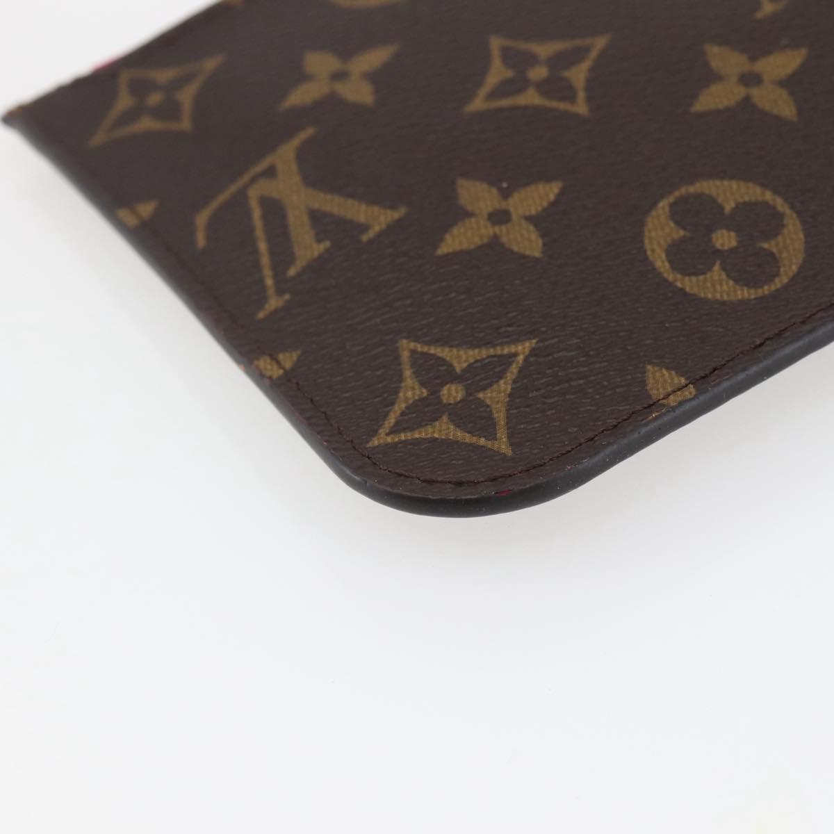 LOUIS VUITTON Monogram Neverfull PM Pouch LV Auth BA6354
