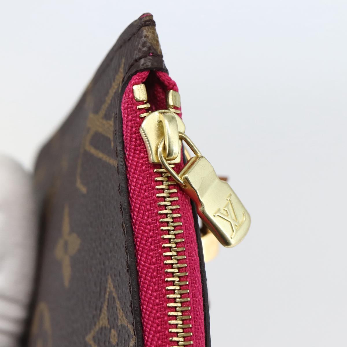 LOUIS VUITTON Monogram Neverfull PM Pouch LV Auth BA6354