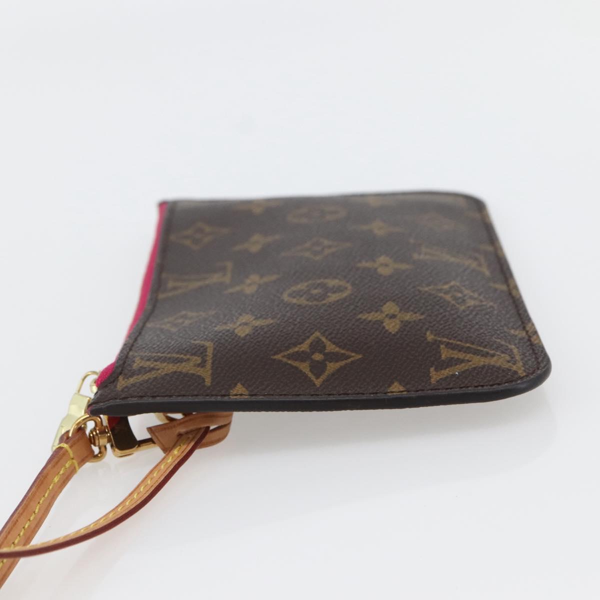 LOUIS VUITTON Monogram Neverfull PM Pouch LV Auth BA6354