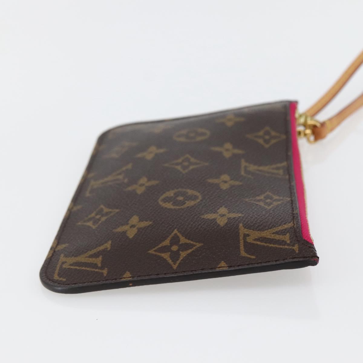 LOUIS VUITTON Monogram Neverfull PM Pouch LV Auth BA6354