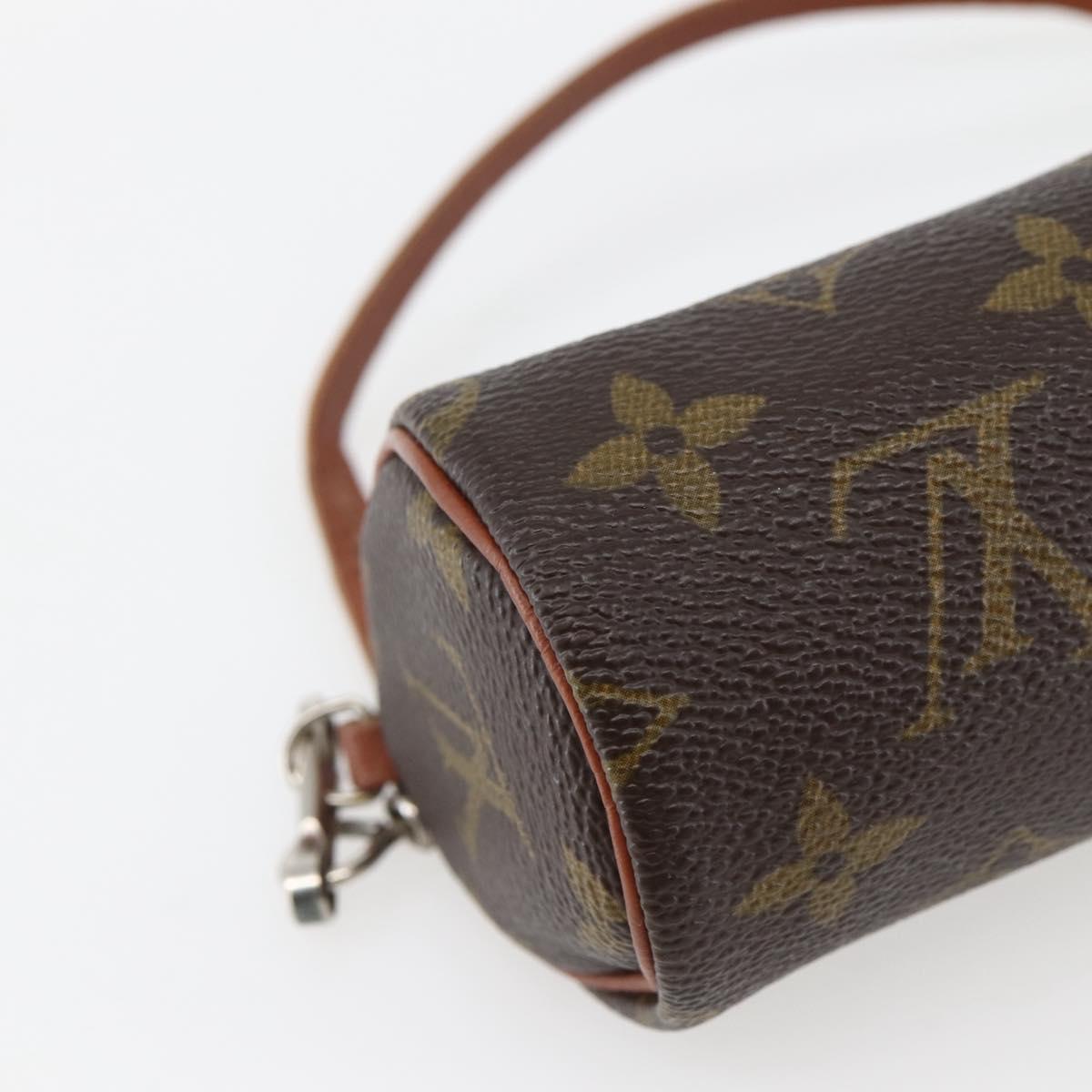 LOUIS VUITTON Monogram Papillon Pouch LV Auth BA6391