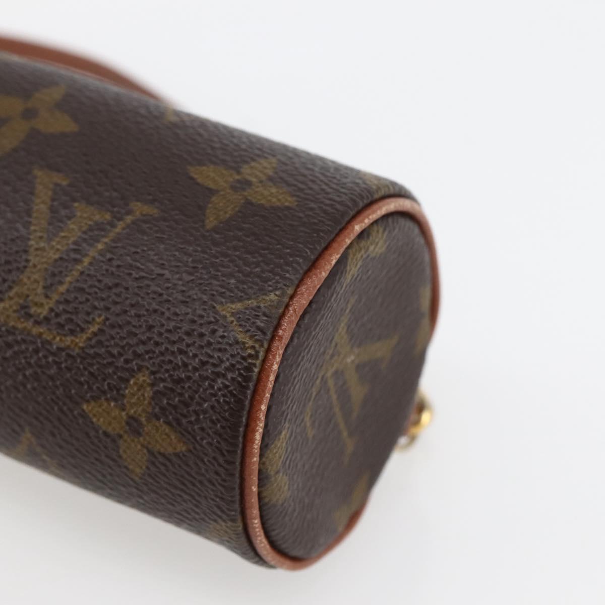 LOUIS VUITTON Monogram Papillon Pouch LV Auth BA6393