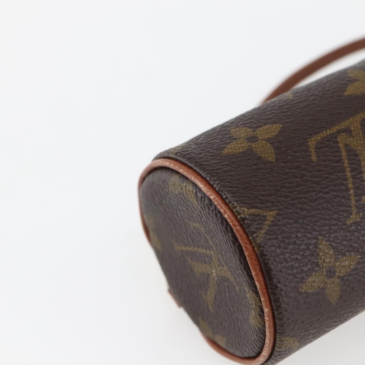 LOUIS VUITTON Monogram Papillon Pouch LV Auth BA6393