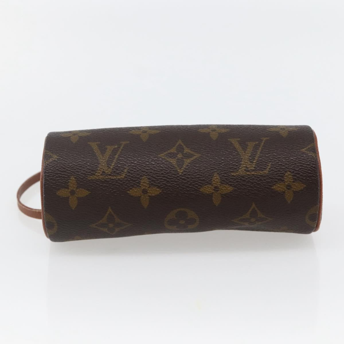 LOUIS VUITTON Monogram Papillon Pouch LV Auth BA6393