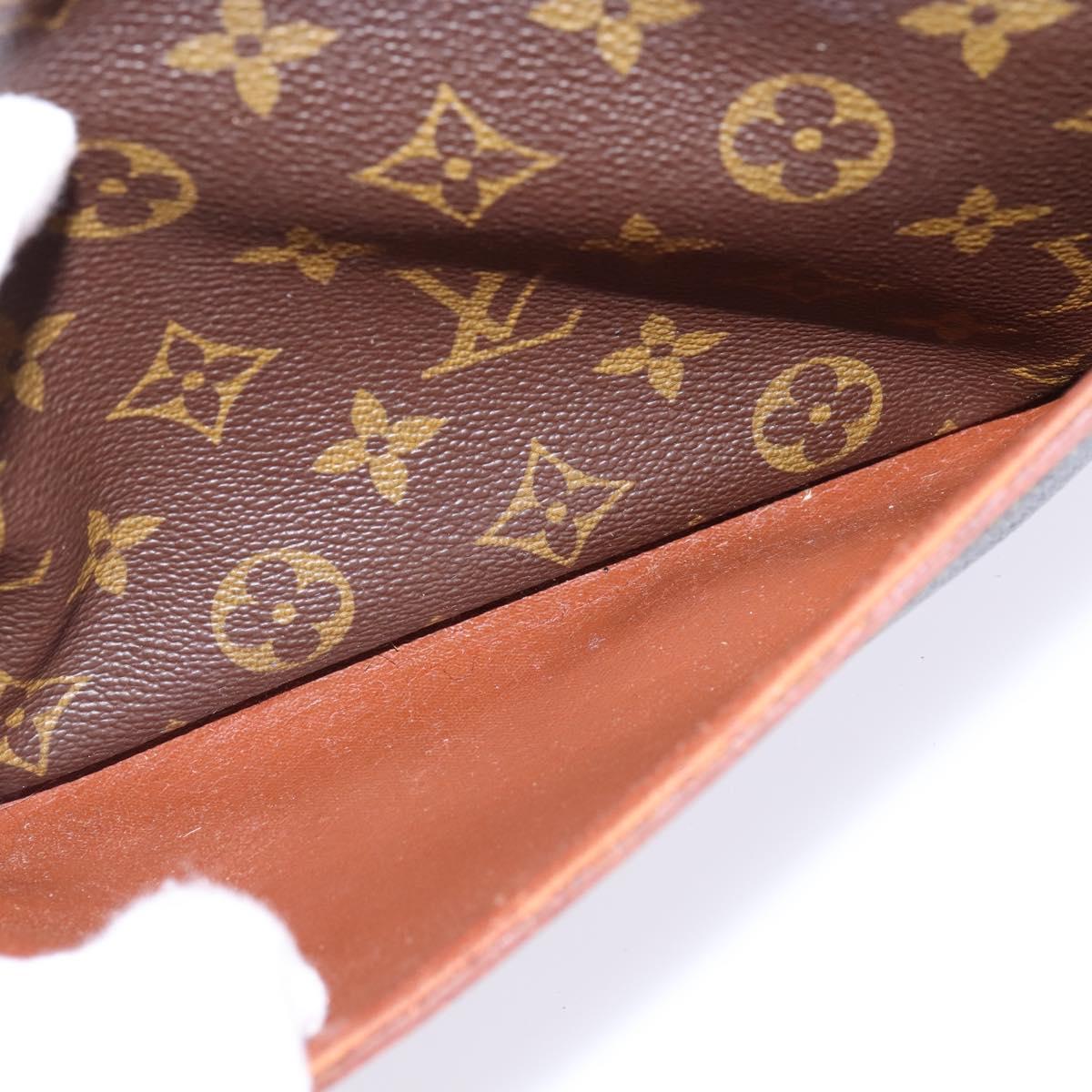 LOUIS VUITTON Monogram Compiegne 28 Clutch Bag M51845 LV Auth BA6396