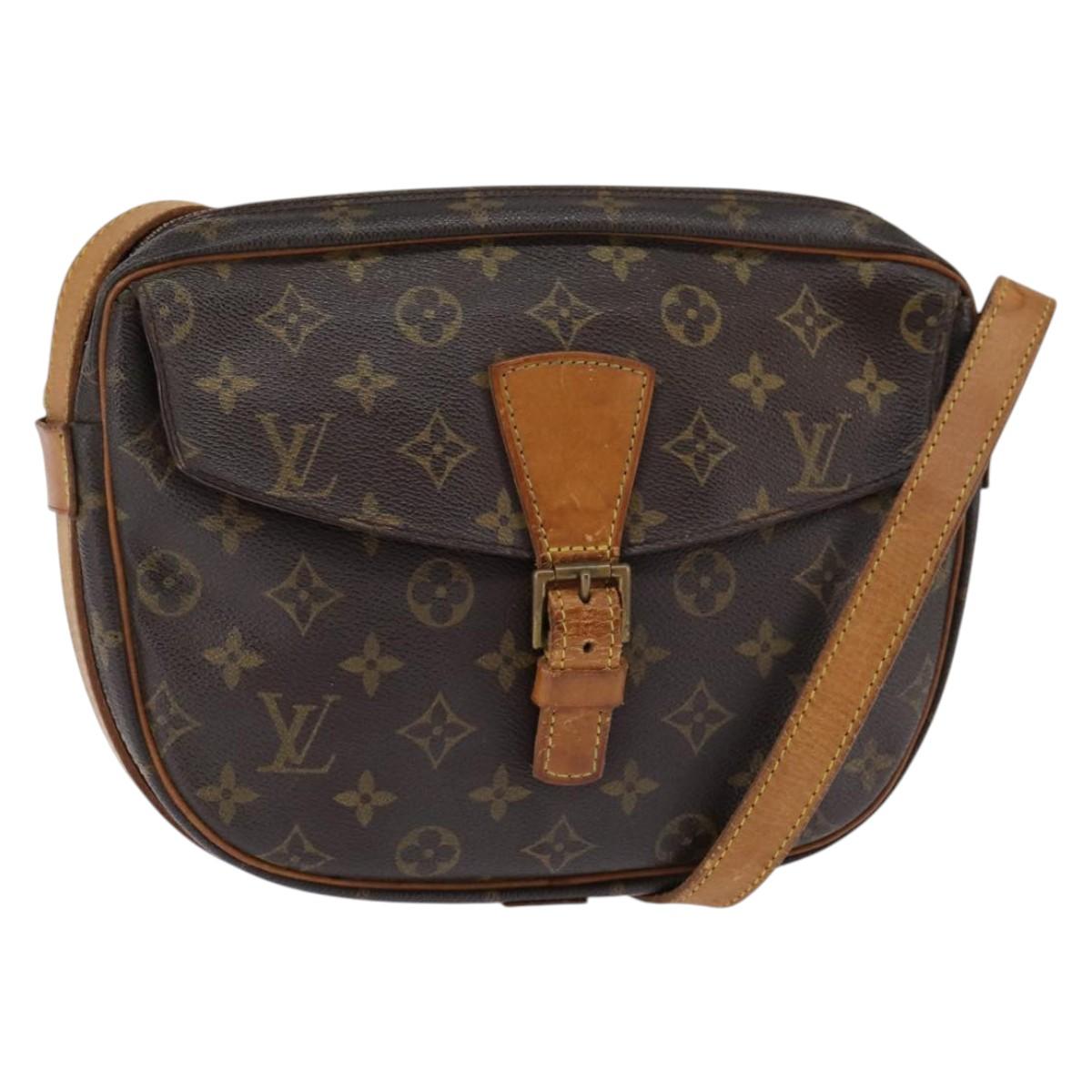 LOUIS VUITTON Monogram Jeune Fille GM Shoulder Bag M51225 LV Auth BA6398