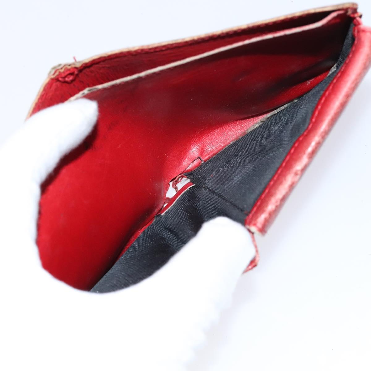 LOUIS VUITTON Epi Wallet 4Set Green Red yellow LV Auth BA640