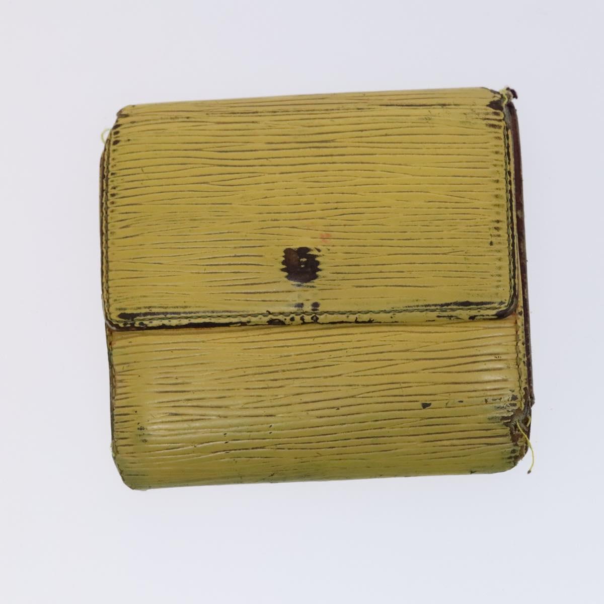 LOUIS VUITTON Epi Wallet 4Set Green Red yellow LV Auth BA640