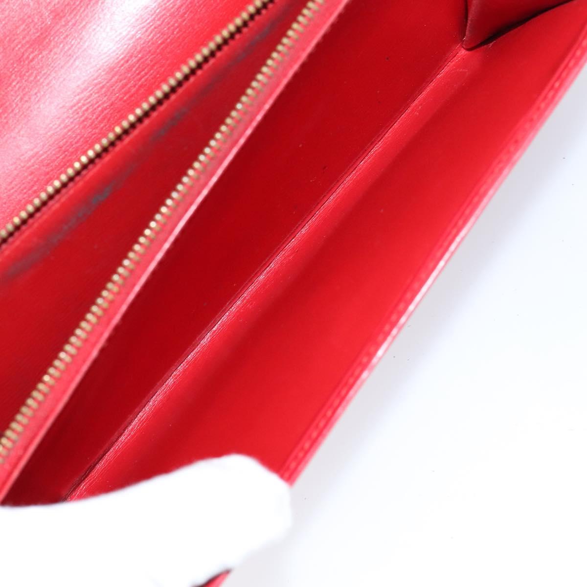 LOUIS VUITTON Epi Wallet 4Set Green Red yellow LV Auth BA640