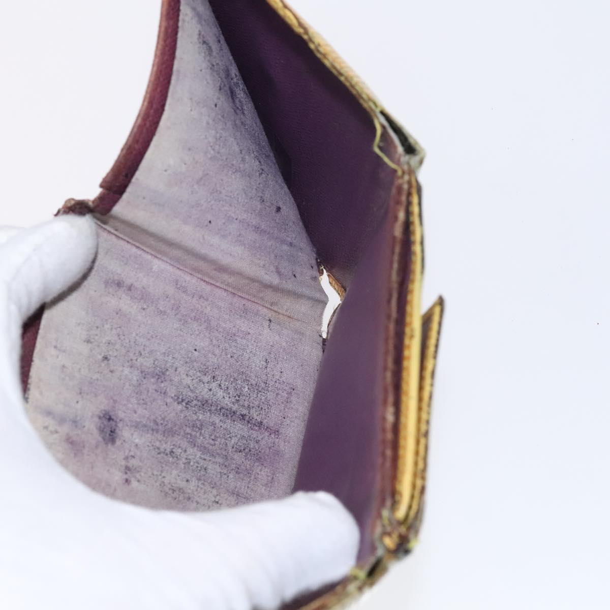 LOUIS VUITTON Epi Wallet 4Set Green Red yellow LV Auth BA640