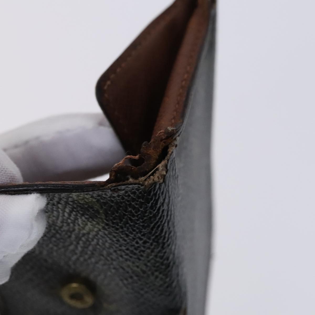 LOUIS VUITTON Monogram Epi Key Case 4Set Noir LV Auth BA641