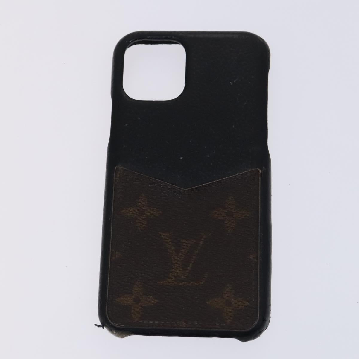 LOUIS VUITTON Monogram Epi Key Case 4Set Noir LV Auth BA641