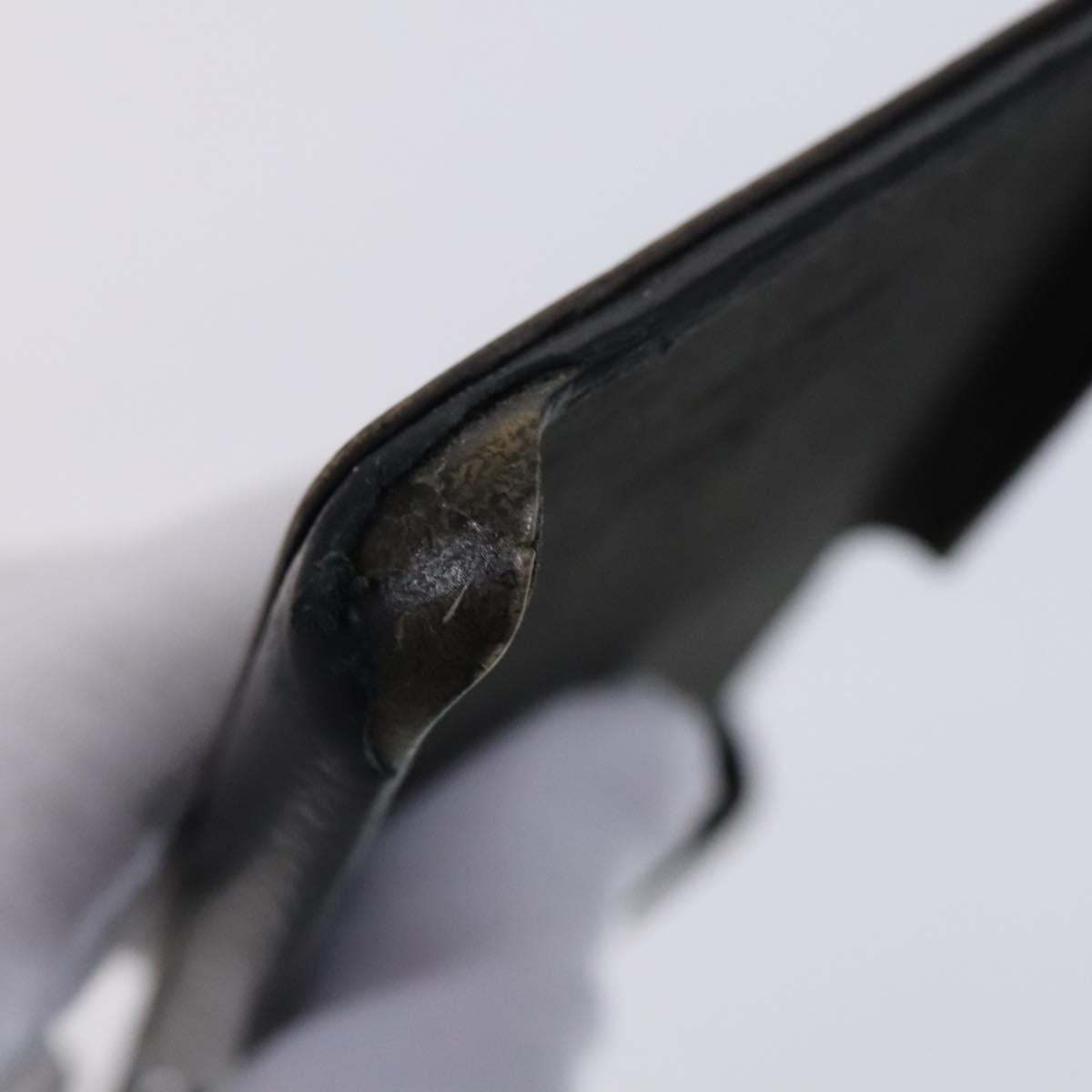 LOUIS VUITTON Monogram Epi Key Case 4Set Noir LV Auth BA641