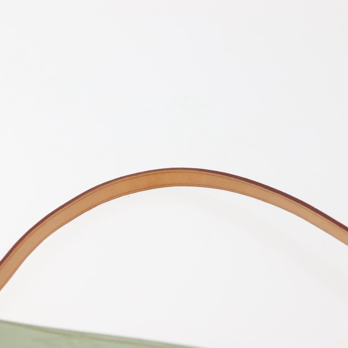 LOUIS VUITTON Monogram Vernis Lexington Pouch Baby Blue M91011 LV Auth BA6411