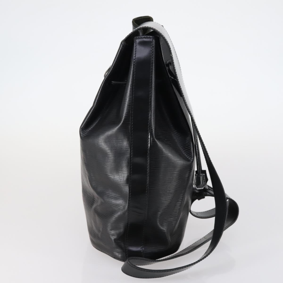 LOUIS VUITTON Epi Sac A Dos Shoulder Bag Black M80153 LV Auth BA6413