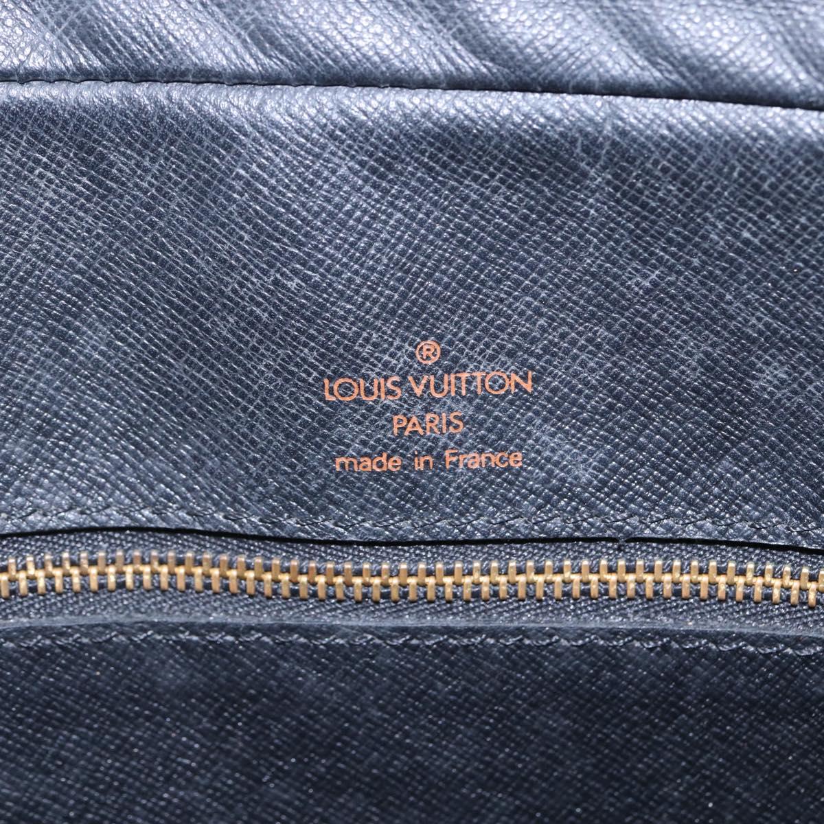 LOUIS VUITTON Epi Porte Documents Voyage Business Bag Black M54472 Auth BA6415