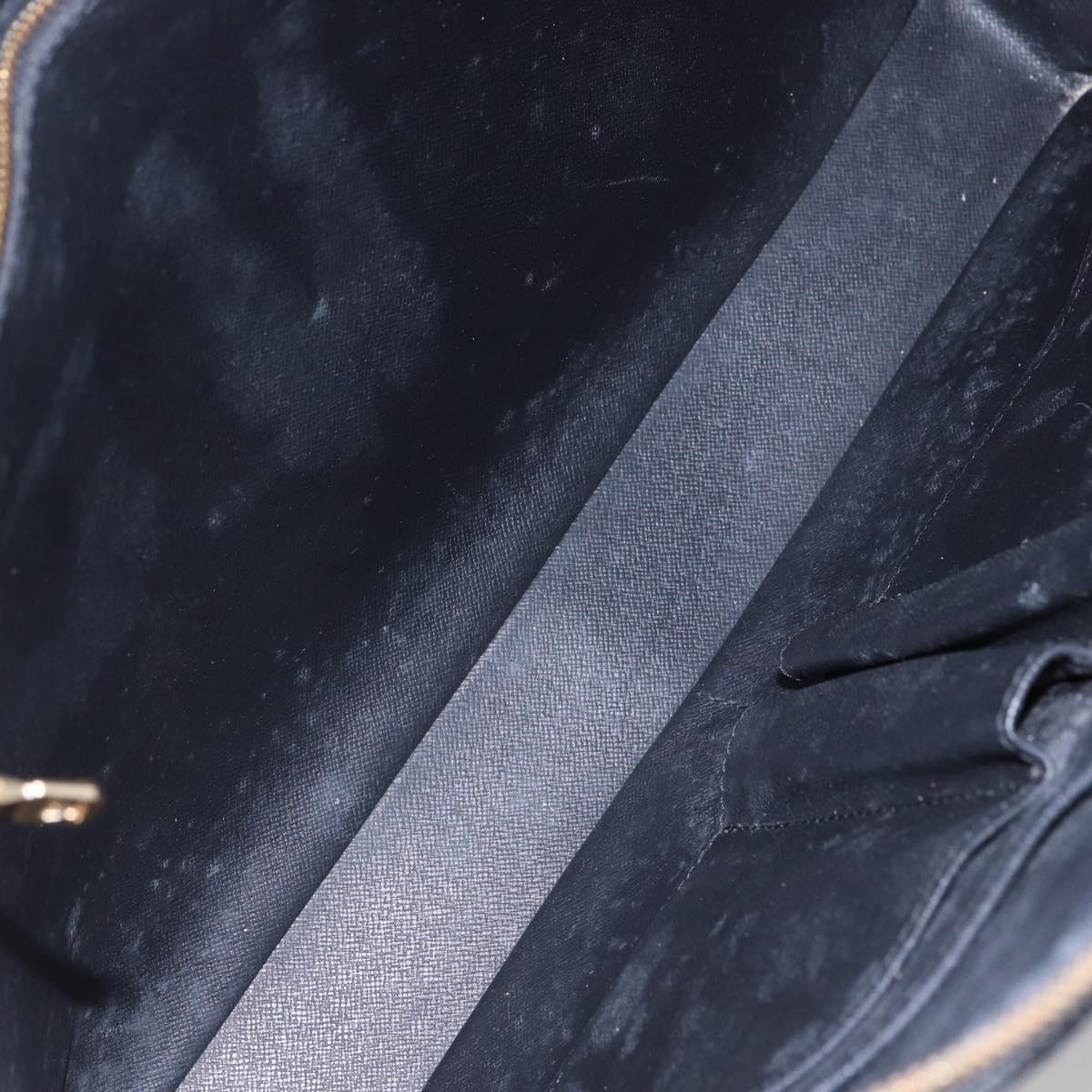 LOUIS VUITTON Epi Porte Documents Voyage Business Bag Black M54472 Auth BA6415