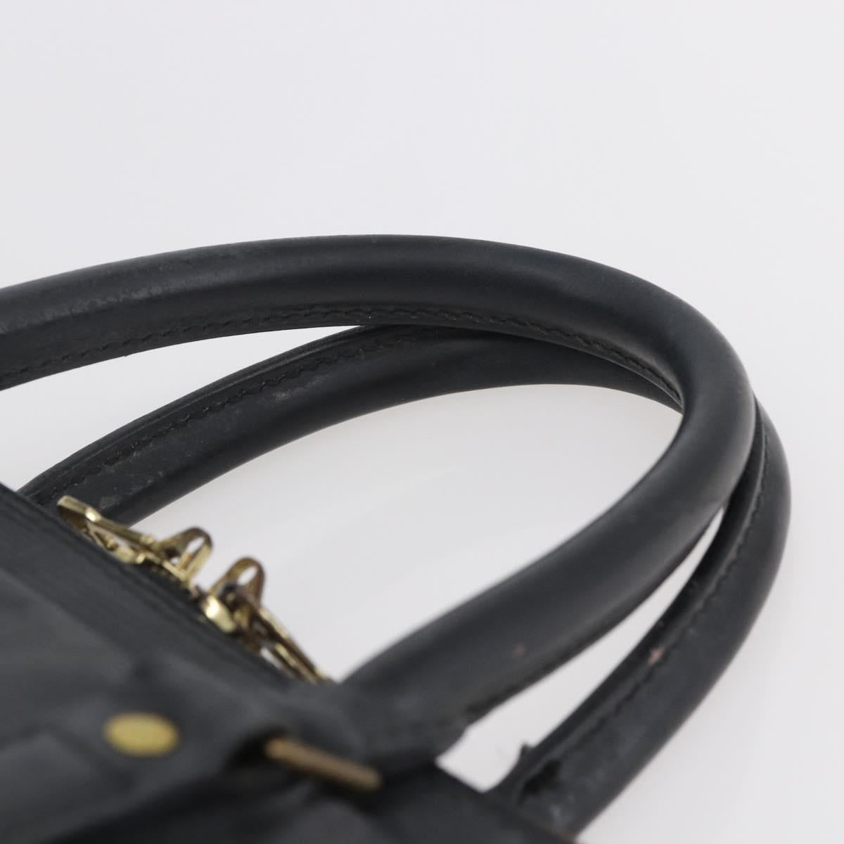 LOUIS VUITTON Epi Porte Documents Voyage Business Bag Black M54472 Auth BA6415