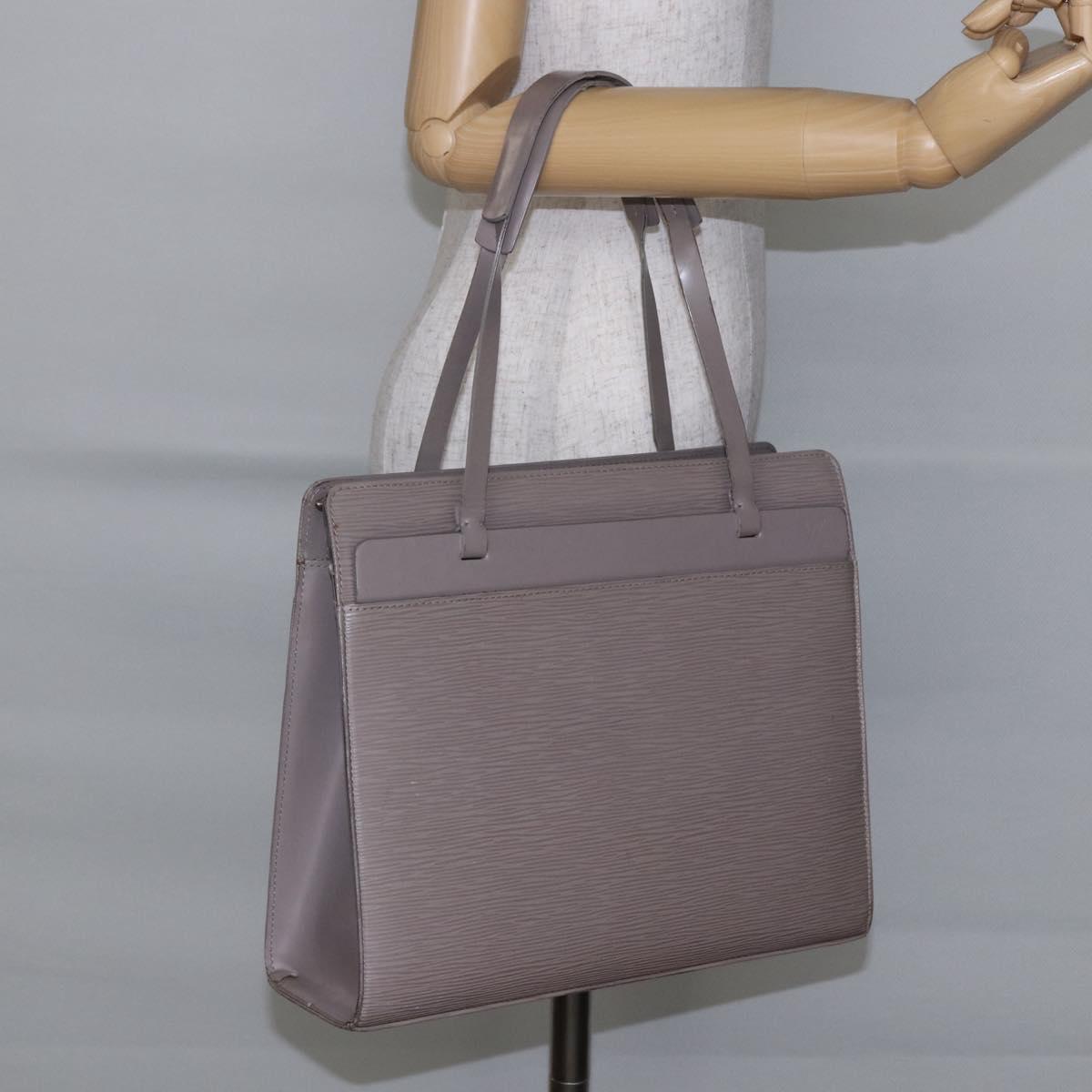 LOUIS VUITTON Epi Croisette PM Tote Bag Lilac M5249B LV Auth BA6418