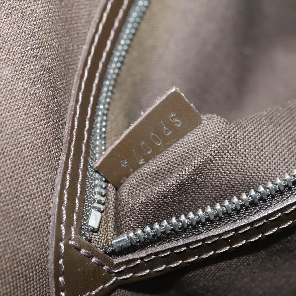 LOUIS VUITTON Taiga Thai Meal Shoulder Bag Khaki M30868 LV Auth BA6419