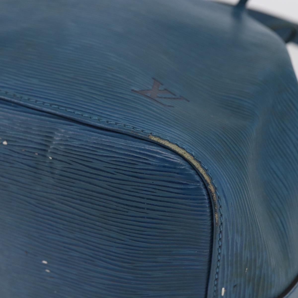 LOUIS VUITTON Epi Petit Noe Shoulder Bag Blue M44105 LV Auth BA6420