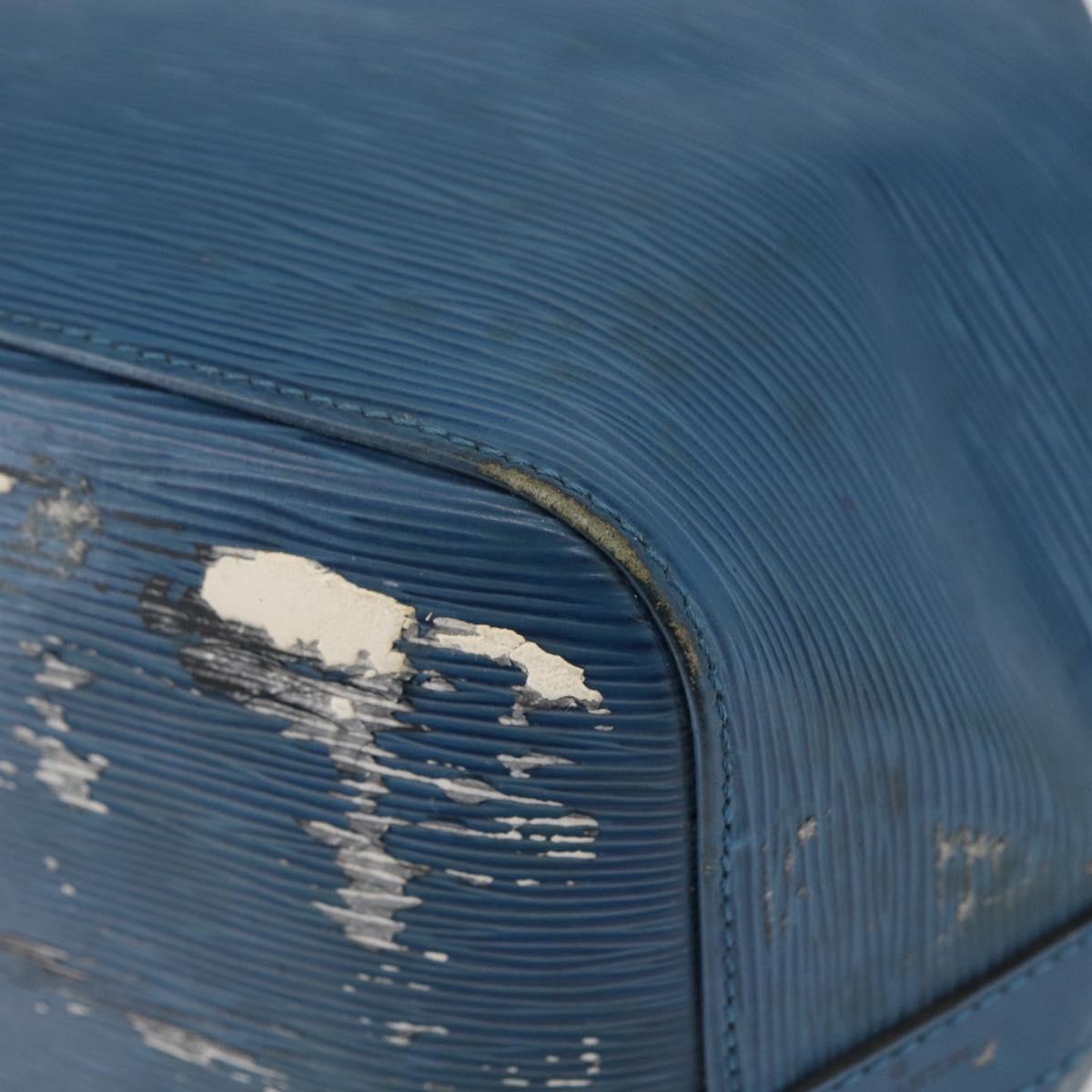 LOUIS VUITTON Epi Petit Noe Shoulder Bag Blue M44105 LV Auth BA6420