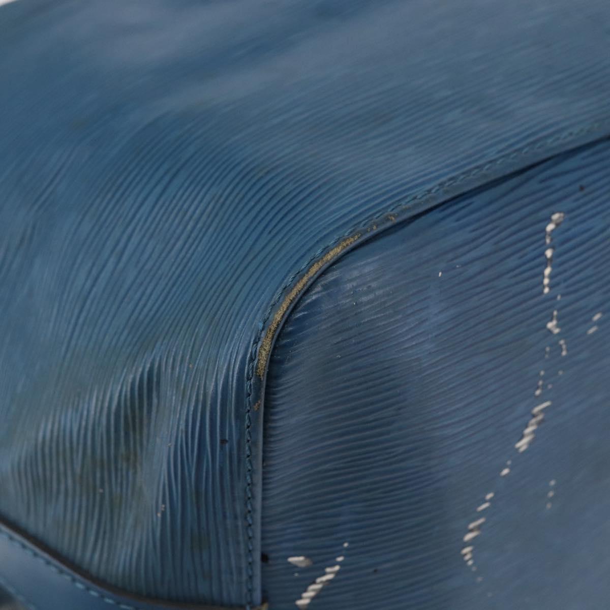 LOUIS VUITTON Epi Petit Noe Shoulder Bag Blue M44105 LV Auth BA6420