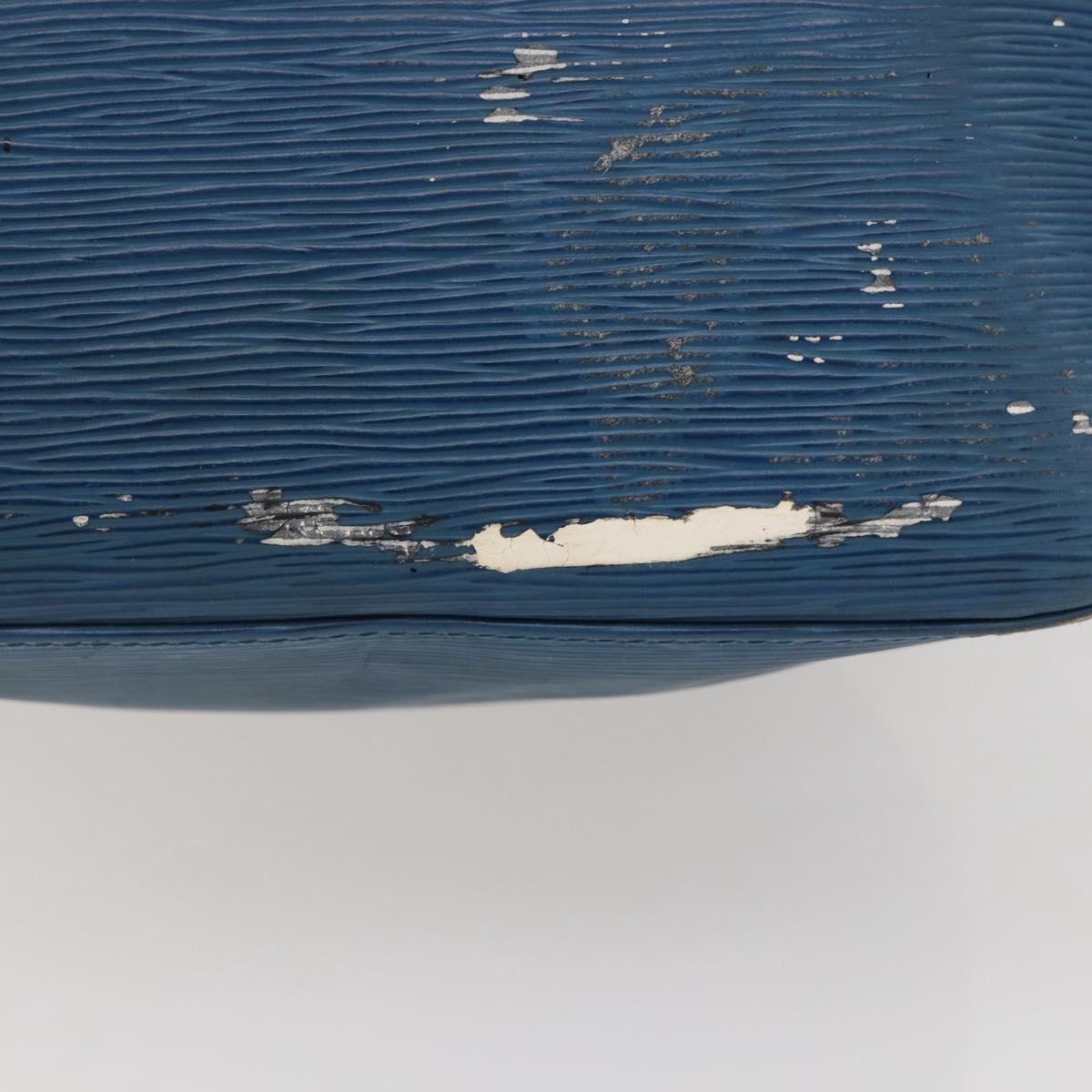 LOUIS VUITTON Epi Petit Noe Shoulder Bag Blue M44105 LV Auth BA6420