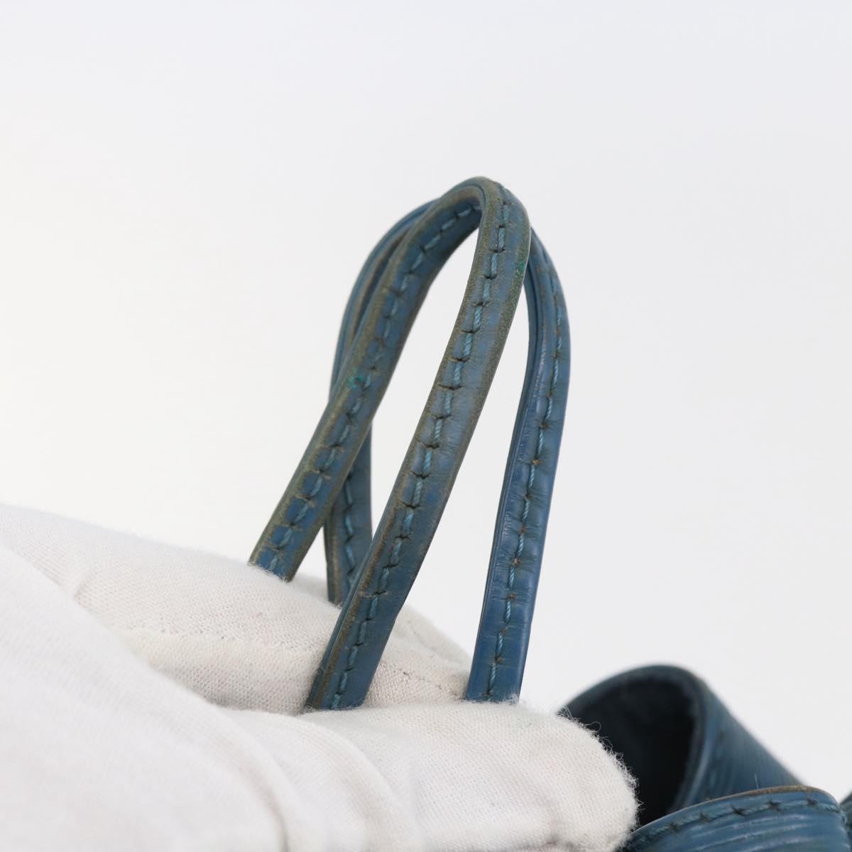 LOUIS VUITTON Epi Petit Noe Shoulder Bag Blue M44105 LV Auth BA6420