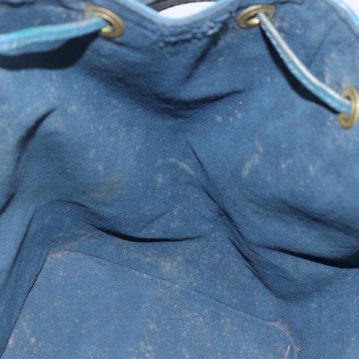 LOUIS VUITTON Epi Petit Noe Shoulder Bag Blue M44105 LV Auth BA6420