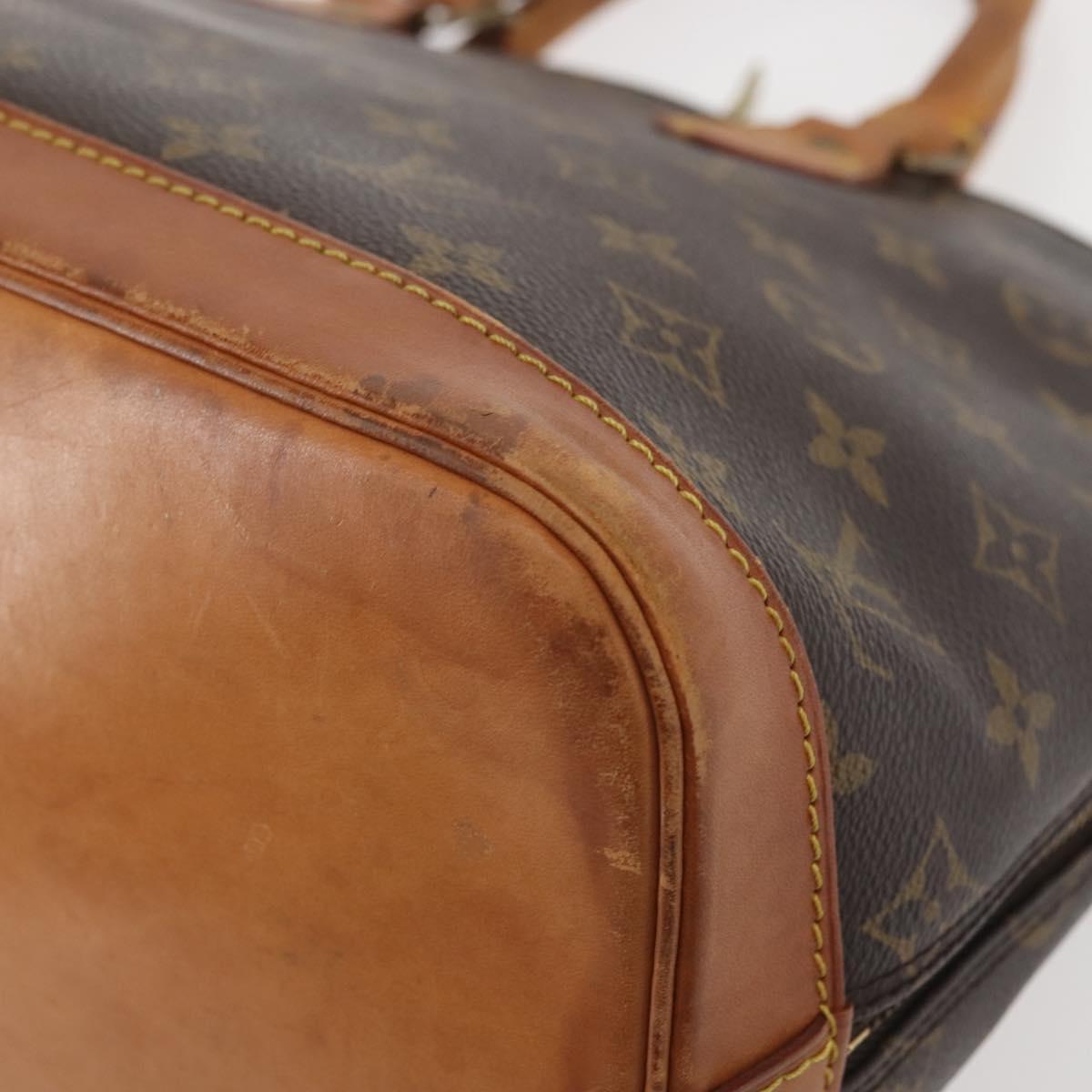 LOUIS VUITTON Monogram Alma Hand Bag M51130 LV Auth BA6423