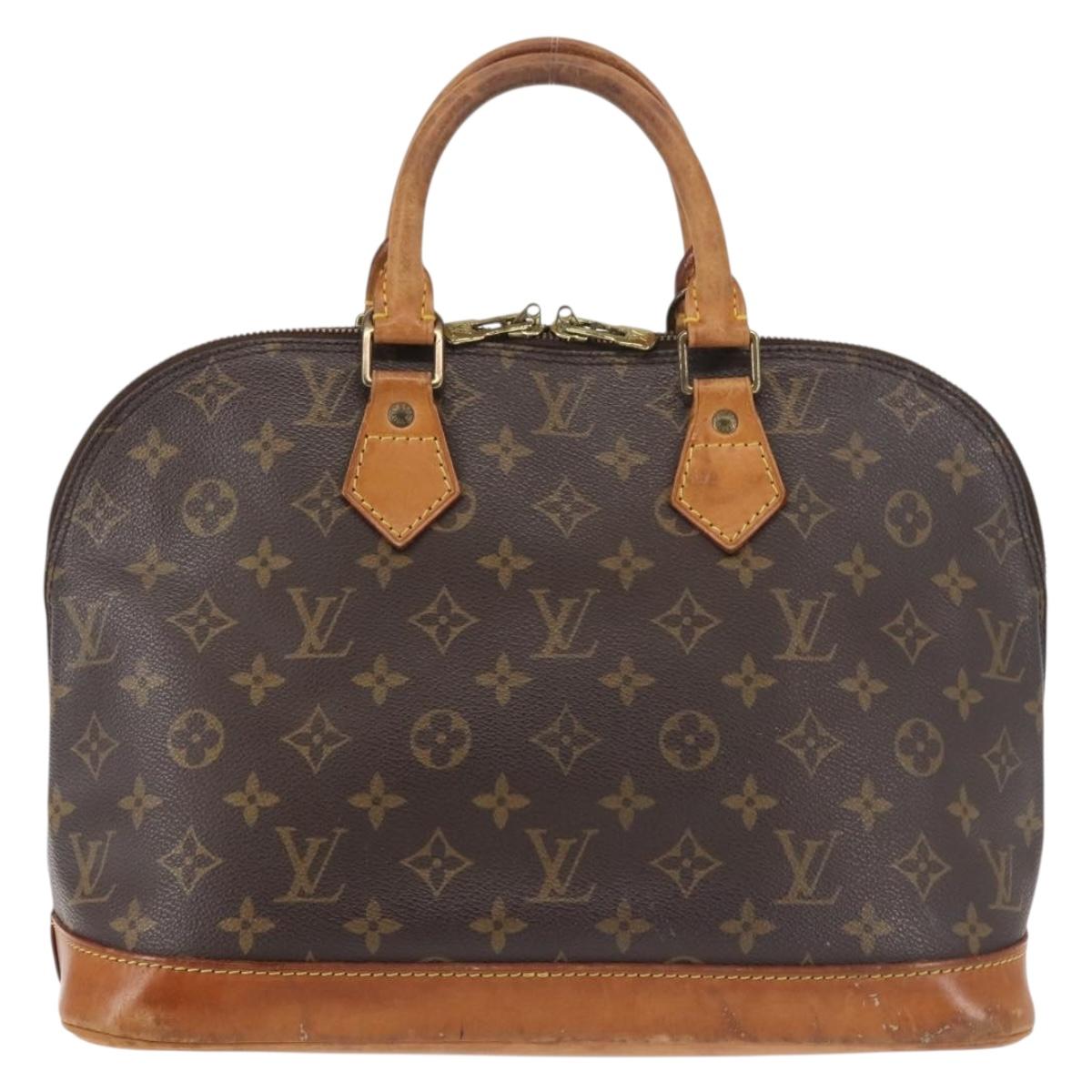 LOUIS VUITTON Monogram Alma Hand Bag M51130 LV Auth BA6423