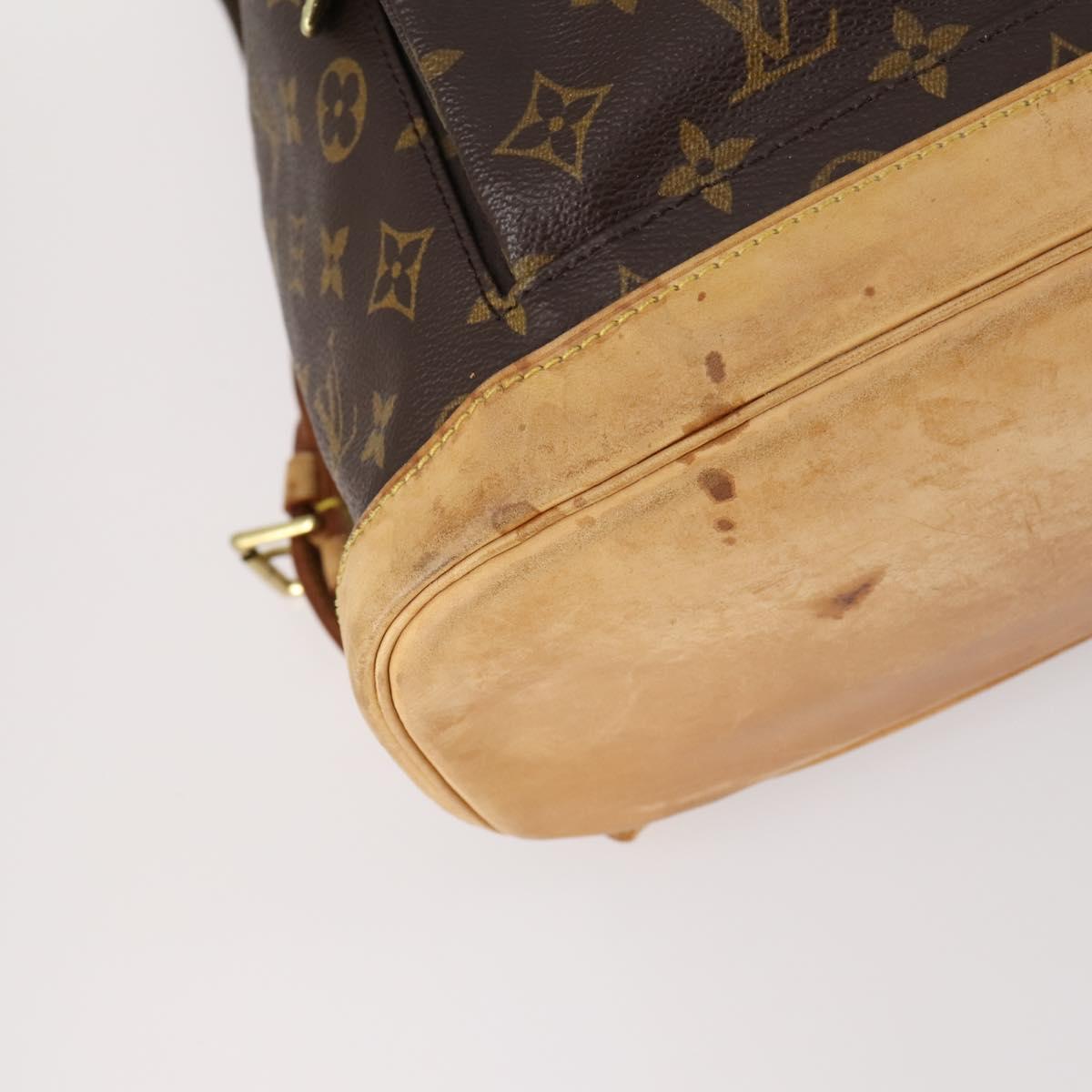 LOUIS VUITTON Monogram Montsouris GM Backpack M51135 LV Auth BA6427