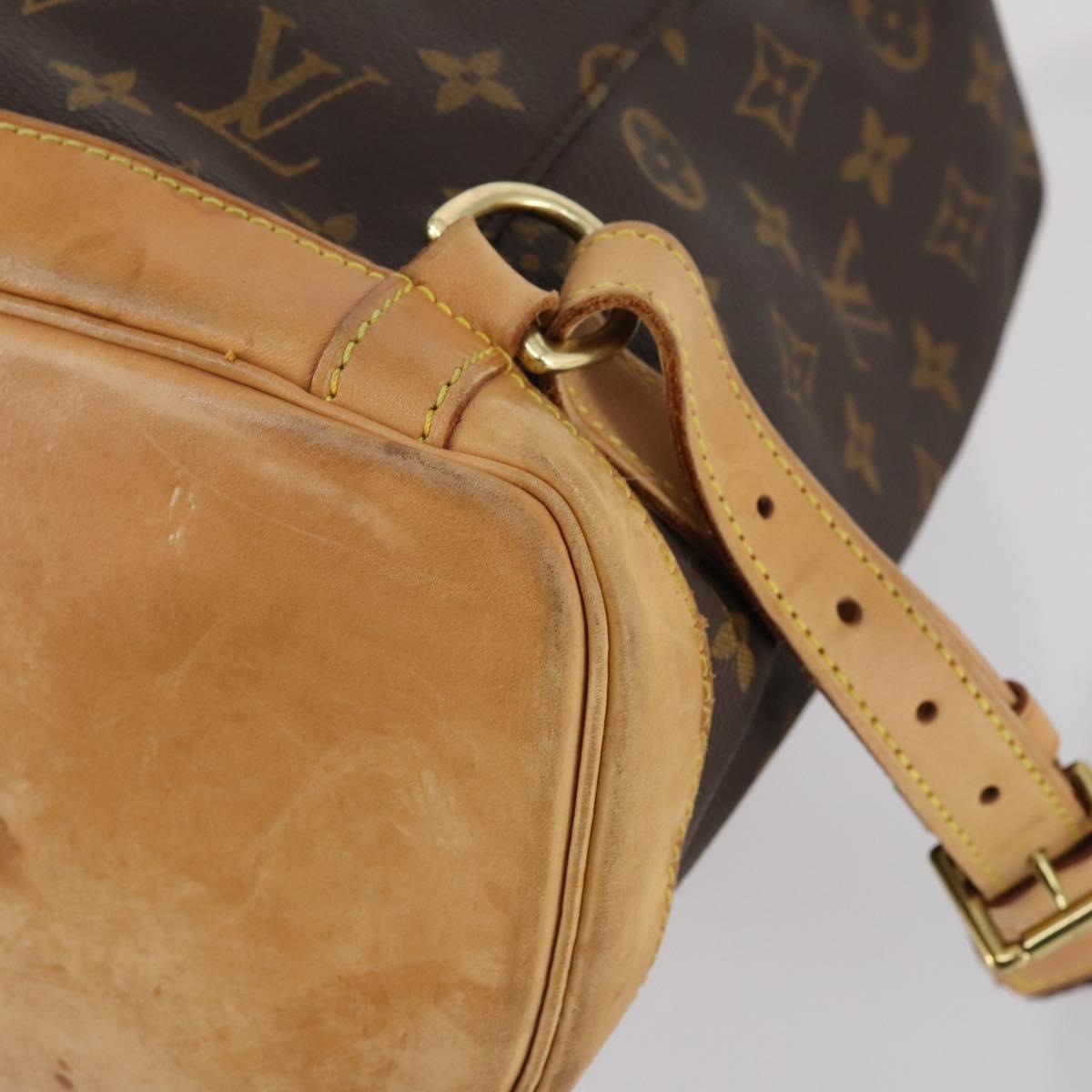 LOUIS VUITTON Monogram Montsouris GM Backpack M51135 LV Auth BA6427