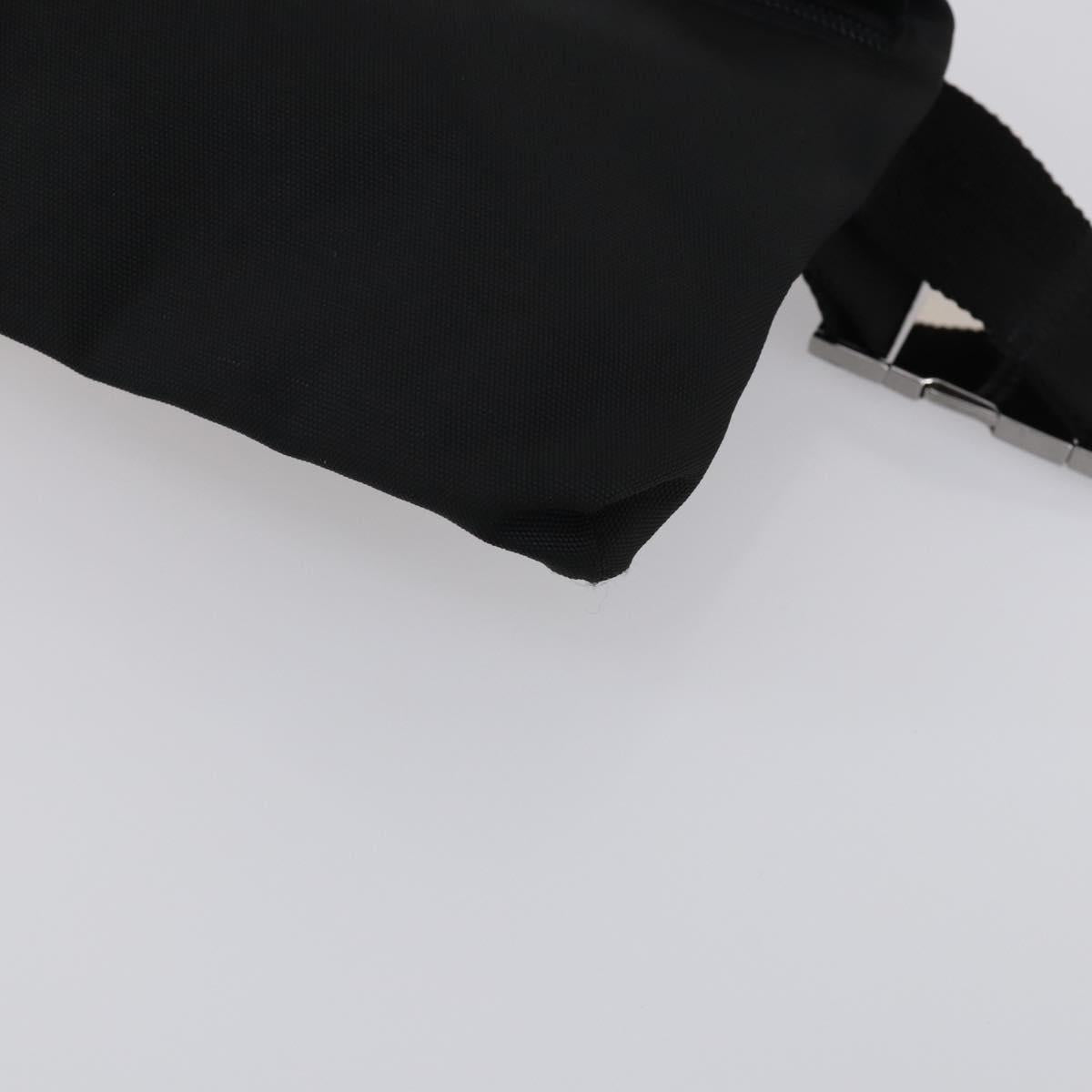 GUCCI Waist bag Nylon Black 28566 Auth BA6449