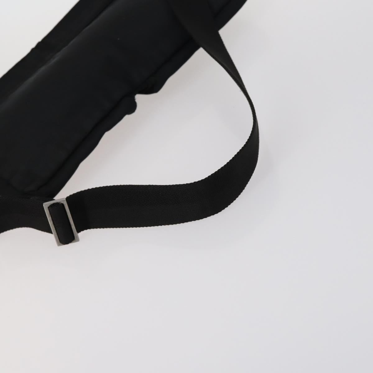 GUCCI Waist bag Nylon Black 28566 Auth BA6449