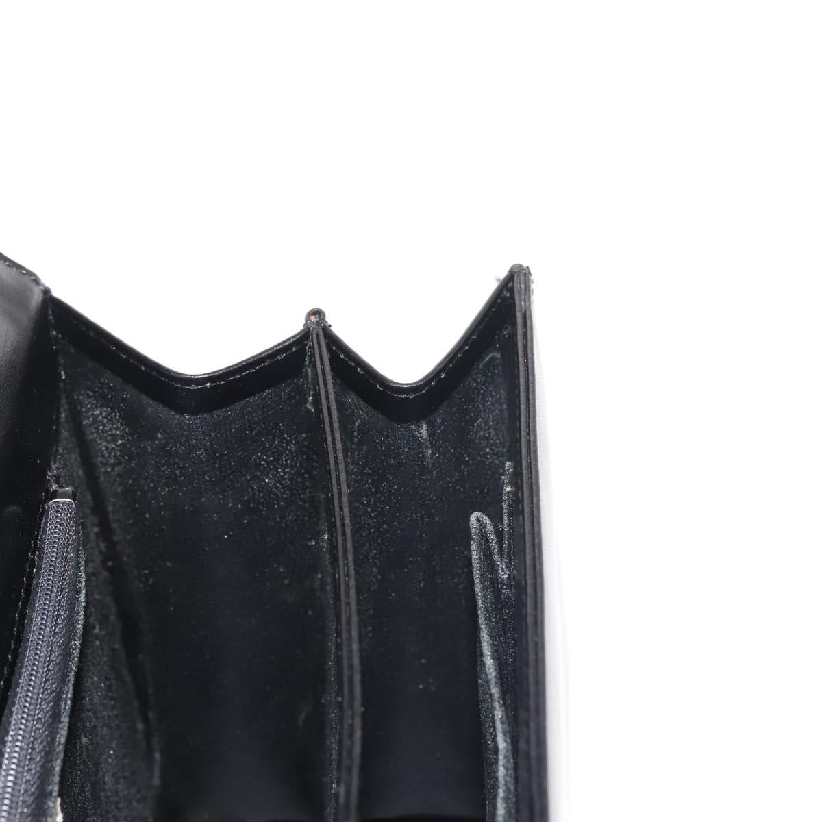 GIVENCHY Hand Bag Leather Black Gold Auth BA6452