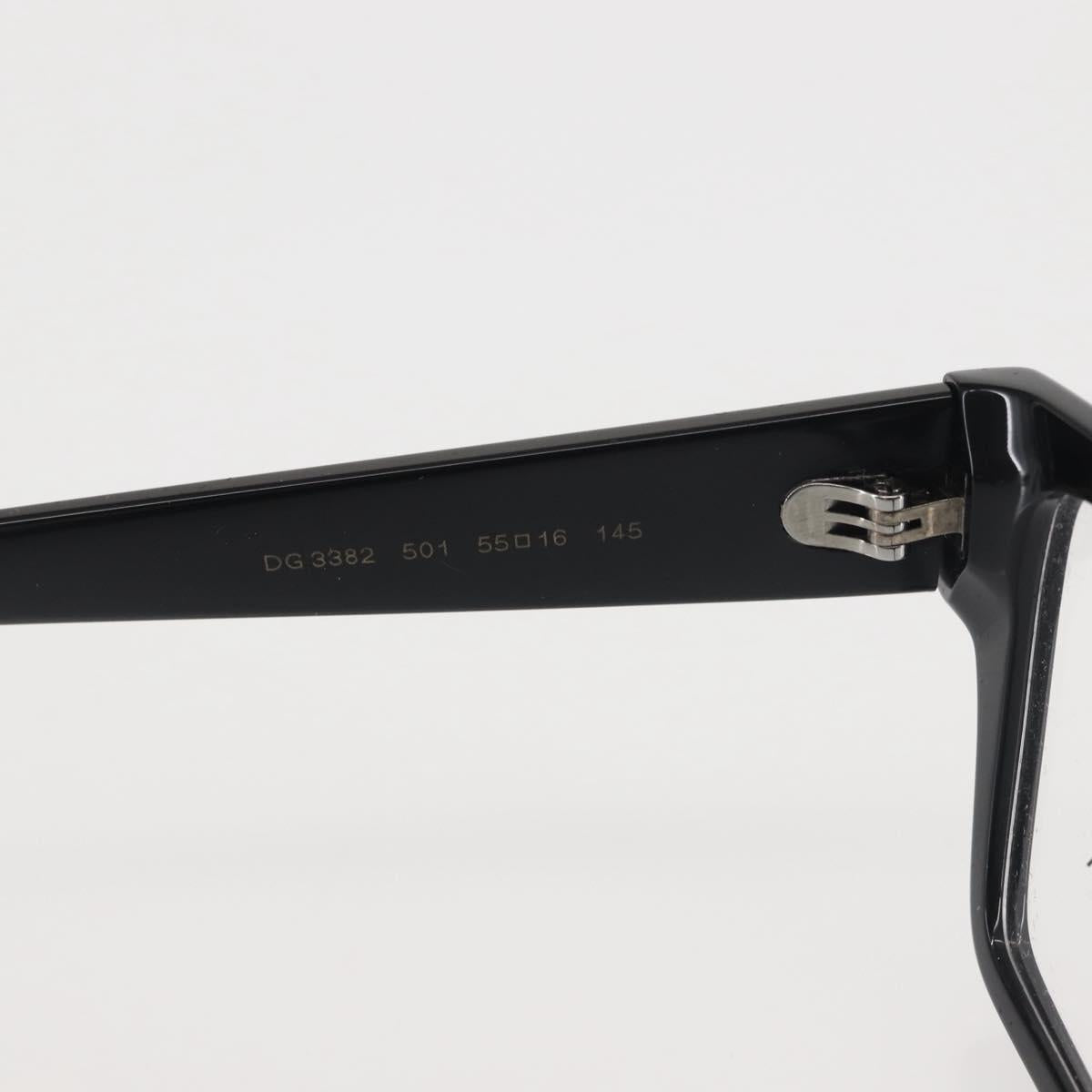 DOLCE&GABBANA PRADA Sunglasses plastic 2Set Black Auth BA6486