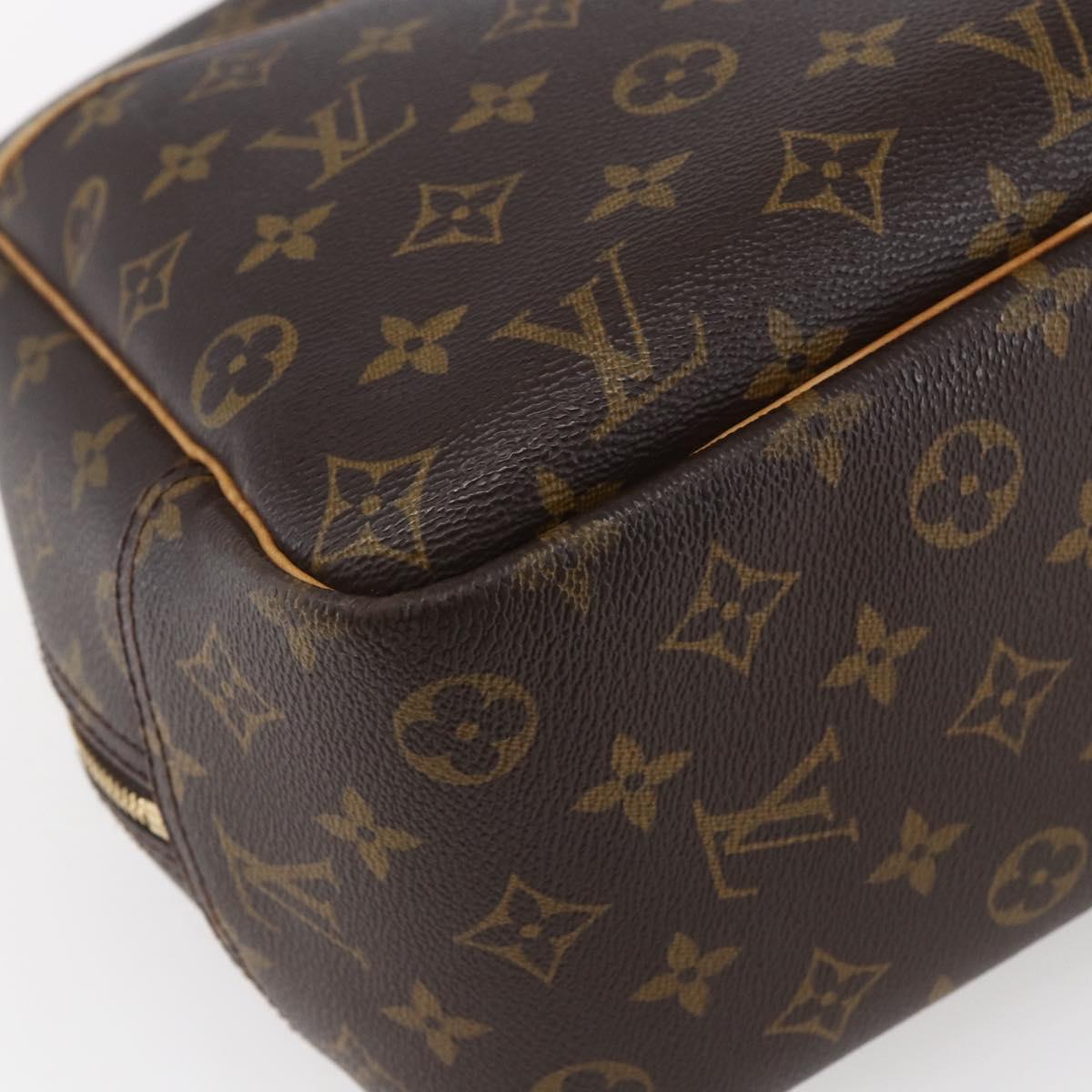 LOUIS VUITTON Monogram Deauville Hand Bag M47270 LV Auth BA6492