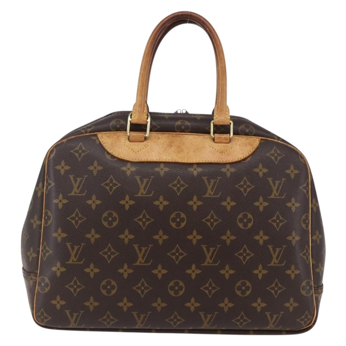 LOUIS VUITTON Monogram Deauville Hand Bag M47270 LV Auth BA6492