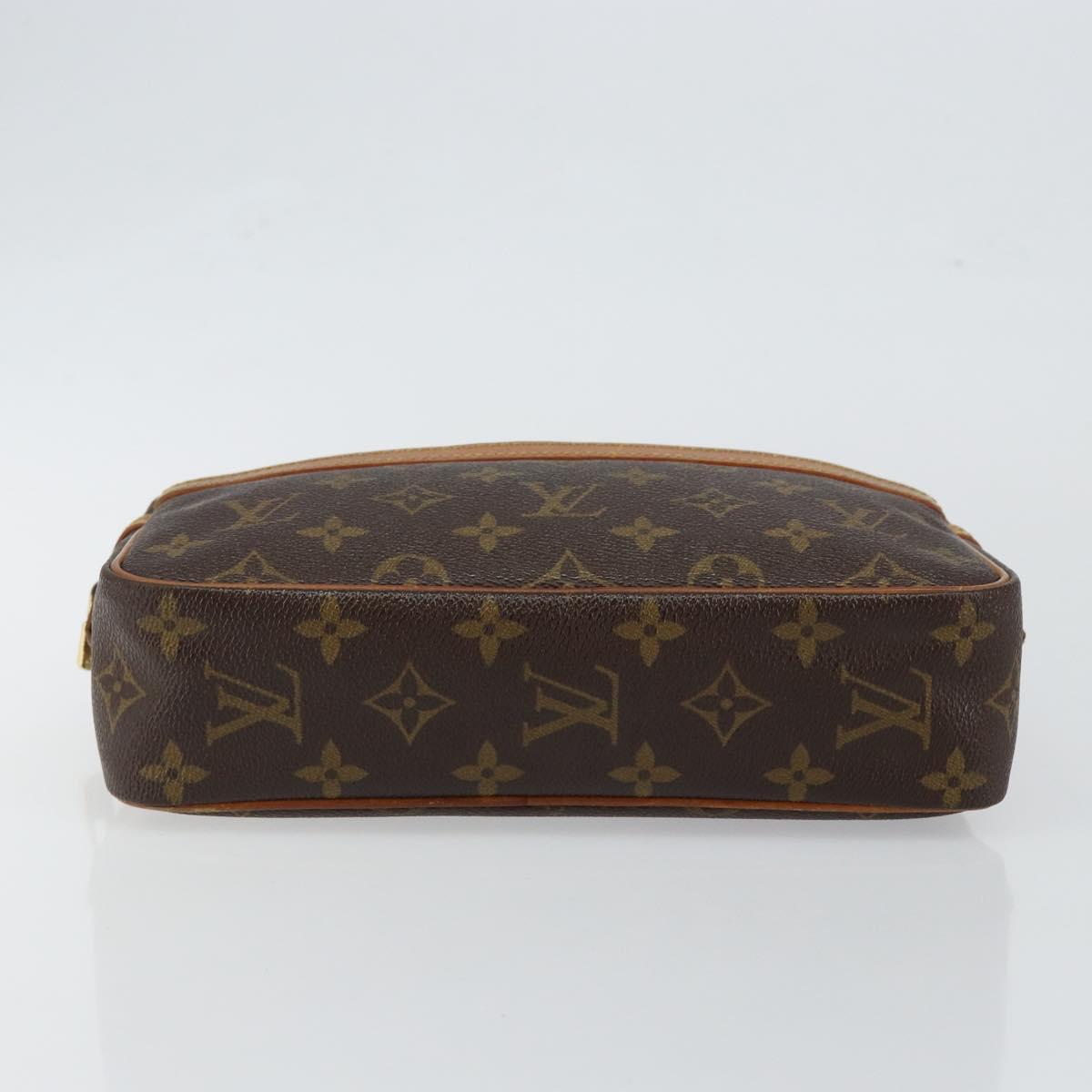 LOUIS VUITTON Monogram Compiegne 23 Clutch Bag M51847 LV Auth BA6497