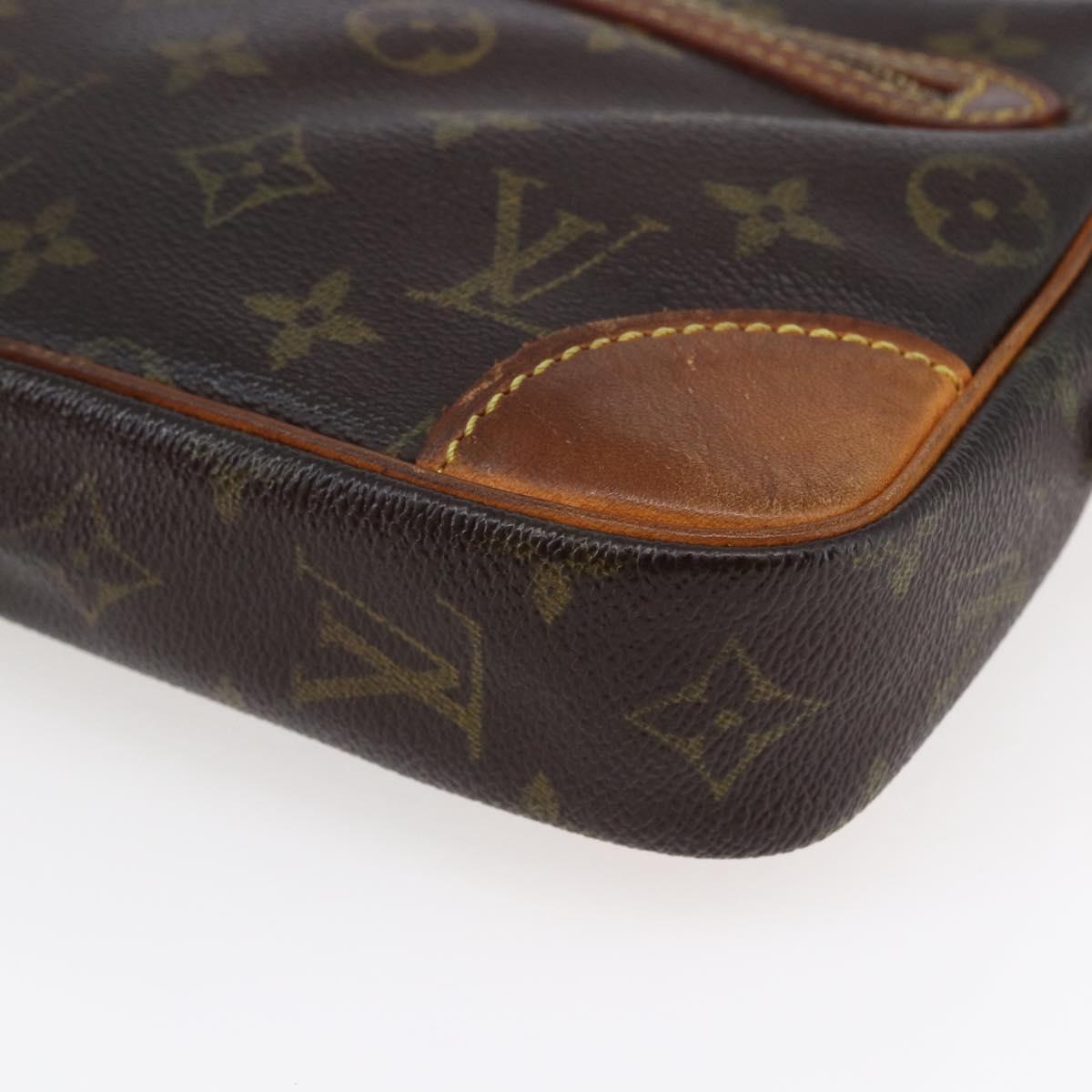 LOUIS VUITTON Monogram Marly Dragonne GM Clutch Bag M51825 LV Auth BA6498