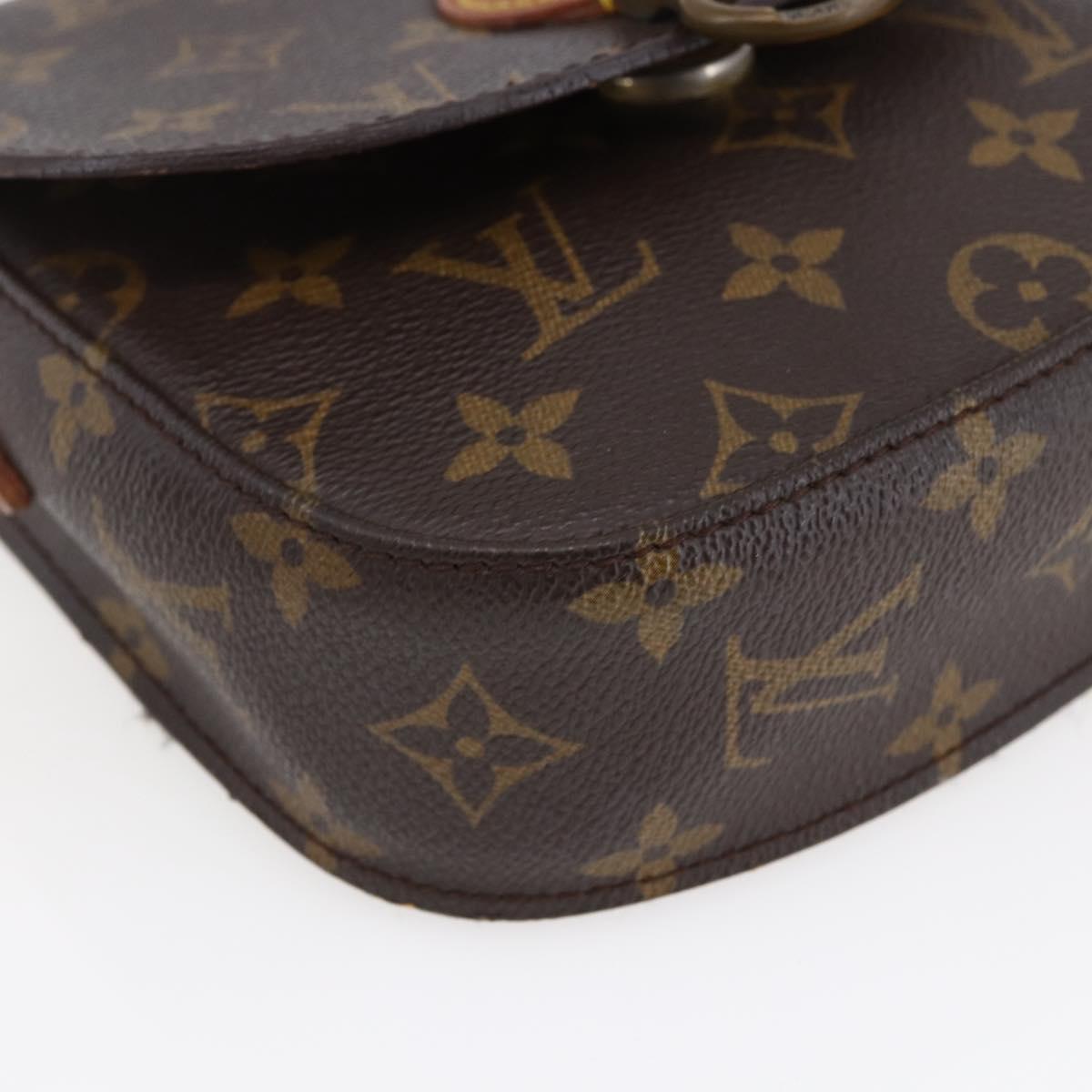 LOUIS VUITTON Monogram Saint Cloud PM Shoulder Bag M51244 LV Auth BA6499